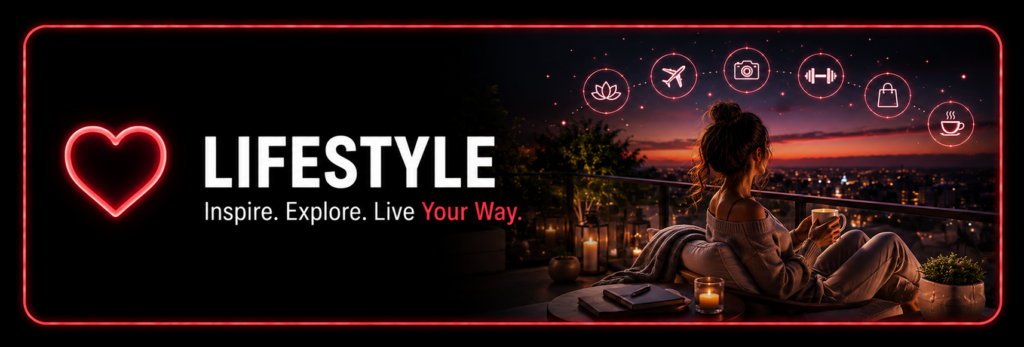 Futuristic digital banner representing Lifestyles